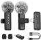 SHINSOTE Micrófono Lavalier inalámbrico para iPhone, mini micrófono con pantalla LED, Plug and Play, reducción de ruido, micrófono Lav para grabación de video, podcast, YouTube, TikTok (Mic2)