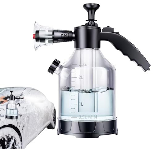 Pulverizador De Espuma para Coche | Rociador De Bomba Manual para Jardín,Herramientas De Riego, Botella Pulverizadora Gran Capacidad para Baño De Mascotas Y Limpieza
