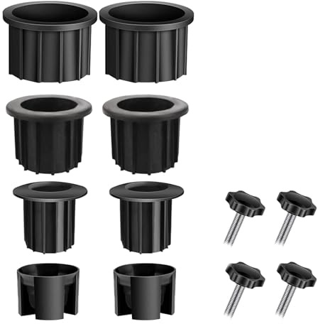 RWAJZAX Cast Iron Patio Umbrellas Base 12Pcs Weatherproofs Resin Finish Parasols Stand Base Fit Multiple Poles Home