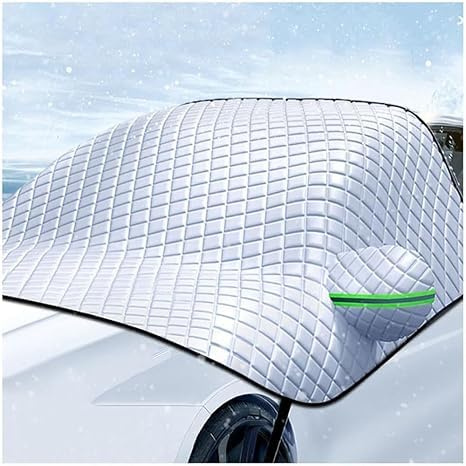 DTGTEX Auto scheibenabdeckung für VW Bulli Buzz Bus 6-Seater Winter EIS Schnee Schutz Spiegelabdeckung Frontscheiben Frost Wasserabweisendes Zubehör