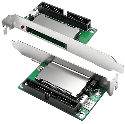 XMSJSIY Carte adaptateur CF vers IDE 40 broches Compact Flash - 2 pièces
