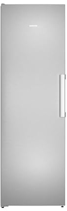 Siemens iQ300 Freistehender XXL Kühlschrank 186,2 x 59,5 cm, KS36NVICG, 402 L Kühlen, Total noFrost, hyperFresh 0°C Schubladen, LED-Beleuchtung, Metall-Rückwand, antiFingerprint Edelstahl