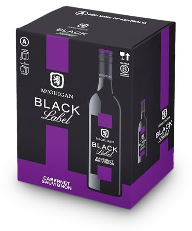 McGuigan Black Label Cabernet Sauvignon Red Wine, 75 cl (Case of 6),alcohol content may vary (12.5/13 Percent by Volume)