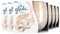 Glade Jar Candle, Scented Candle Infused with Essential Oils, Up to 31 Hour Burn Time, Vanilla Blossom, Pack of 6 (6 x 120g)