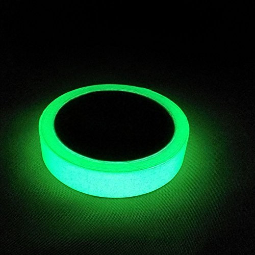 Gebildet Leuchtendes Band, Selbstklebendem Band, Warnband, Luminous Tape, Glow In The Dark, Wasserdicht, Abnehmbar, Langlebig, Tragbar, Stabil, Sicherheit / 2cm * 5m, 1 Stück