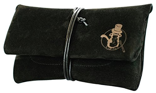 Señor Bobo Tabaktasche Handgemacht in DE - Premium Nubuk-Leder - mit Filterfach - Manufaktur-Qualität aus Bayern - Tabakbeutel für Drehtabak und Tabak