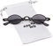 ADEWU Klein Oval Sonnenbrillen Retro Vintage Brillen Unisex-Erwachsene