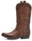 IF Fashion Cowboy Western Scarpe da Donna Stivali Stivaletti Punta Quadrata Camperos Texani Etnici C19004-4 marrone N.36