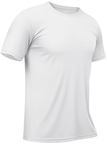 TACVASEN Herren Rash Guard Shirts Rundhalsausschnitt Running Funktionsshirt