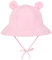 Durio Unisex Baby Kleinkinder Sonnenhut Kappe Mütze Fischerhut Strandhut Kinder Baby Mädchen Jungen Sommerhut UV Schutz UPF 50+ Pink 1-2 Jahre