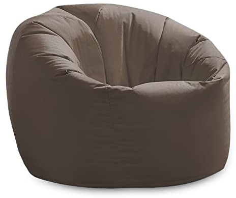 Beautiful Beanbags - Water-Resistant Beanbag Chair - Brown | Ideal for Garden Seating, Suitable for Indoor and Outdoor Use