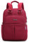 VARLIVOO Femmes Sac à Dos avec USB Port Cartable Sac à Dos Ordinateur Portable 13 Pouces Sacs D'école Collège Voyager Commuer Camping Imperméable Polyester Vin Rouge