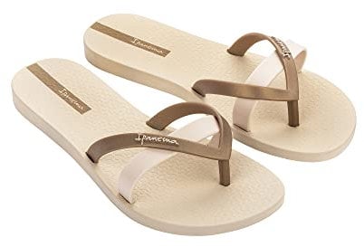 Ipanema Damen Kirei FEM Flipflop, BEIGE/Gold,35/36