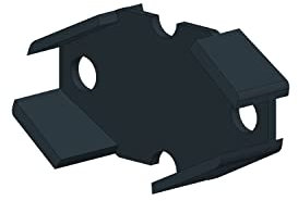 4Home&Garden | Distanzkeil zur Neigungsverstellung | Dachrinnensystem RG 100 Typ 300 Fallrohr DN 60 | Kunststoff PVC Anthrazit