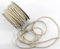 Kordel ca.15m x 4mm Drehkordel KORDELBAND Dekoband SCHLEIFENBAND Schnur (Creme)
