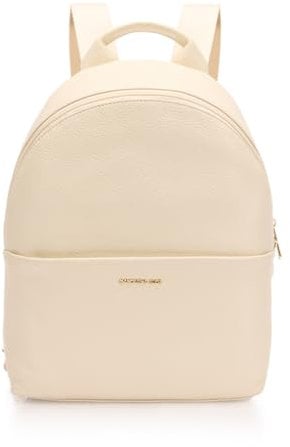 Mandarina Duck Damen Lederrucksack Mellow Leather Backpack, Almond