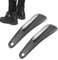 2 Pezzi Calzascarpe Metallo Corto Calzante, Acciaio Inossidabile Shoe Horn, adatte per tutte le scarpe, tacchi, stivali e scarpe da ginnastica,per uomini, donne e bambini