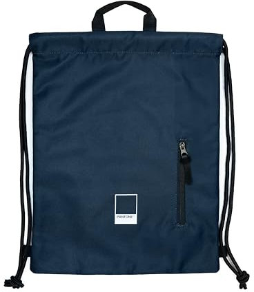 PANTONE Urban - Bolsa Deporte Hombre Mujer Versátil 51x35,5 16L Poliéster Resistente, Mochila Gimnasio Deportiva Cierre de Cordón, Bolso Deportivo Útil como Mochila Gym, Viaje con Cremallera y Mango