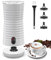 Espumador de Leche Eléctrico, morpilot Calentador Leche Espumador 4 en 1, Vaporizador de Leche Automático para Espuma Caliente/Fría, 240ml 400W