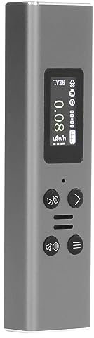 Contatore Geiger Ricarica USB con Display TFT HD Rilevatore di Radiazioni Nucleari da 400 MAh per la Casa (Argento)