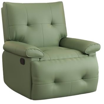 VKHPJP Relaxsessel, Drehbarer manueller Liegesessel mit Handyhalter, für Wohnzimmer, Schlafzimmer, Büro, (Grün / 91 x 81 x 95 cm)