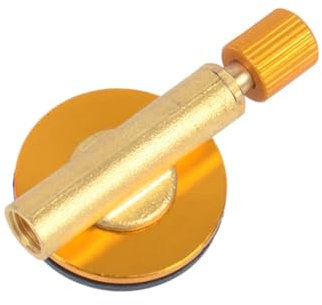 Milisten gasherd ventil Gas-Außenheizung Klappbarer Gaskocher für Camping Generator Flachzylinder-Steuerschalter Gelber Gasherd-Adapter gasheizung gasherd gaskocher Adapter Yellow