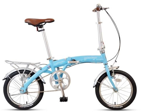 Klapprad Klapprad 16 Zoll Aluminium Citybike - Ultraleichtes tragbares Pendlerfahrrad für Erwachsene - Kompakt und leicht zu verstauen