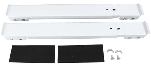 2pcs lavatrice mobile rullo mobile in ferro estensibile bianco 16 ruote cuscinetti a carico ad alto rumore con lavatrice per lavatrice per mobili