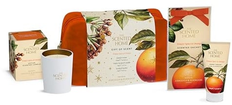 Ashleigh & Burwood Winter Spice & Orange Gift Set | Candle, Cream & Sachet