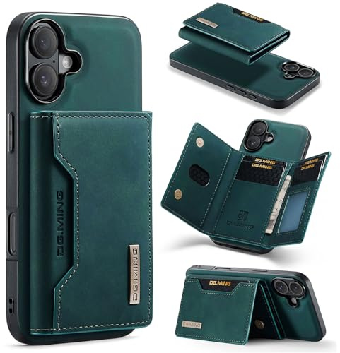 ZCDAYE for iPhone 17 Case with Magnetic Wallet, Blue | Premium Leather Phone Case with Card Holder, Powerful Magnets, Practical Cases for Women Man, Durable Protective Phone Cover