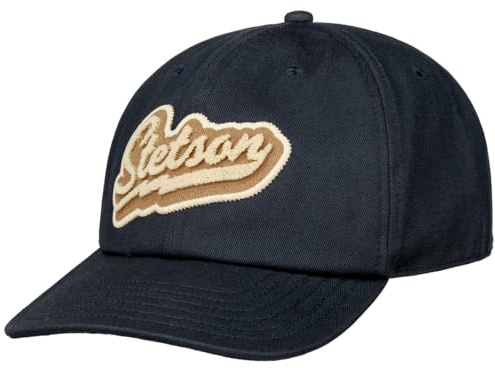 Stetson Retro Cotton Dad Cap 6 Panel einfarbig Damen und Herren Sommer Winter