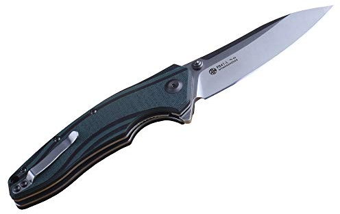 RUIKE Messer P841-L Black and Green Einhandmesser