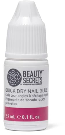 Beauty Secrets Quick Dry Nail Glue .1 Fl Oz
