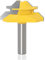 Gasea 8mm 45 Degrés Verrouillage Lock Mitre Routeur Bit Fraise à Rainurer Pour Coupe-Bois 51mm Diamètre Coupe Jaune