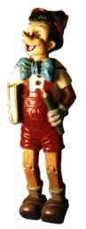 JV Moebel Design Pinocchio Figur Statue Skulptur Figuren Skulpturen Dekoration Deko5674