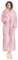 PAVILIA Damen-Bademantel mit Kapuze, weich, flauschig, warm, Fleece, Sherpa, Shaggy-Bademantel, Helles Pink, Small-Medium