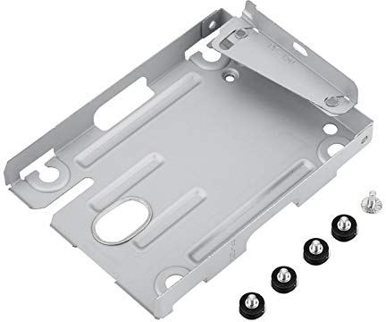 Dpofirs 2,5-Zoll-Festplattenhalter für Festplattenhalterungs-Halter-Kit-Tray für CECH-400X, Festplatten-Festplattenhalter-Adapter mit Schrauben