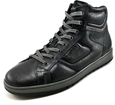 NeroGiardini I202550U Sneakers Alte Uomo In Pelle - Nero 41 EU
