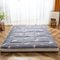 Extra dicke Futon-Bodenmatratze, gepolsterte japanische Falt-/Rollmatratze, Schlafmatratze, Reisematratze, Shikibuton, Matratzenauflage, für Camping, Boden, Liege, Gästebett, Sofa, Auto