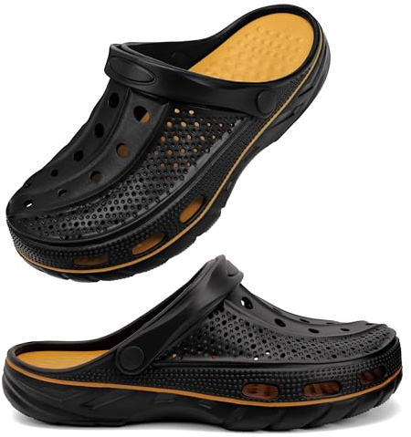INMINPIN Zoccoli e Sabot Donna Uomo Antiscivolo Scarpe da Giardino Sandali da Spiaggia Estate Pantofole da All'aperto con Supporto per Arco
