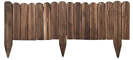 Clôture De Bordure En Bois, Panneaux De Clôture Décoratifs, Créations De Piquets De Paysage De Jardin Vintage Panneaux De Clôture De Cloison De Cloison Intérieure De Clôture En Bois De Patio, Couleur