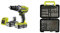 Ryobi R18PD3-215GZ 18 V ONE+ Cordless Combi Drill Starter Kit (2 x 1.5 Ah) & Kit 60 Piece Screwdriver and Drill RYOBI rak60ddf