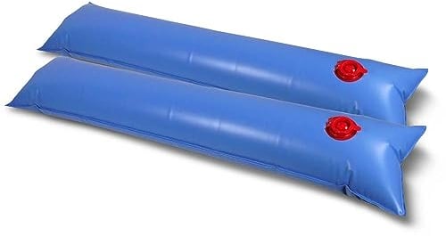 Wassersack 2,28 m Befestigungsschlauch | Robuste und strapazierfähige PVC Folie | Frostsicher | Verhindert Absinken der Abdeckplane | Beschwerung Fixierung Winterabdeckung Abdeckplane (2 Stück)