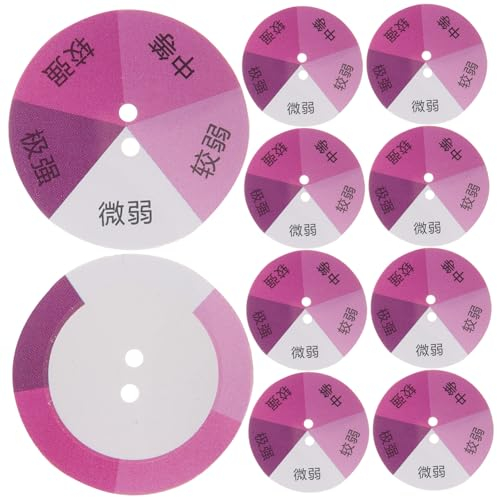 CHILDWEET 20Stücke Uv Testkarten Uv Verfärbungskarten zur Überprüfung der Uv Empfindlichkeit Praktische Testkarten für Uv Strahlen Hautpflege und Sonnenschutzkleidung
