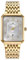 JewelryWe Uhren Herren Edelstahl Rechteckig: 30m wasserdichte Kalender Analog Quarz Armbanduhr Herrenuhr Gold Edelstahlband Geschäft Uhr mit Silber Strass Römischen Zahlen Rechteck Zifferblatt