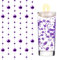 Schwimmende Kerzen, Künstliche Perlenschnur für Schwimmkerzen Vasenfüller 5M, Floating Candles Vasenfüller Deko für Hochzeit Party Tischdeko Home Dekoration Handwerk (Lila)