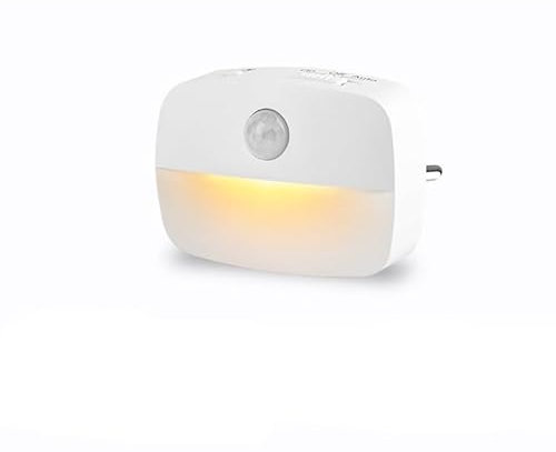 LIWEARE Nachtlicht mit Bewegungsmelder, LED Nachtlicht Steckdose mit 3 Modi (EIN/AUTO/AUS) und 3 Helligkeit Dimmbar für Schlafzimmer, Gang, Küche, Wohnzimmer, Badezimmer