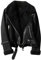 Lederjacke Damen Gefüttert Winterjacke Damen Warm Leder Jacke Damen Winter Ledermantel Frauen Innenfutter Fellkragen Wintermantel Innen Mit Fell Fleece Motorrad Vintage Mantel Reißverschluss