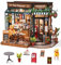 Rolife Miniatur Haus Selber Bauen Tipsy Restaurant - DIY Puppenhaus Tiny House Bausatz Mini Haus Home Desk Bücherregal Dekoration Idee