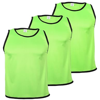 Cawila ACADEMY Trainingsleibchen | 3er Set | Weiß Unisex